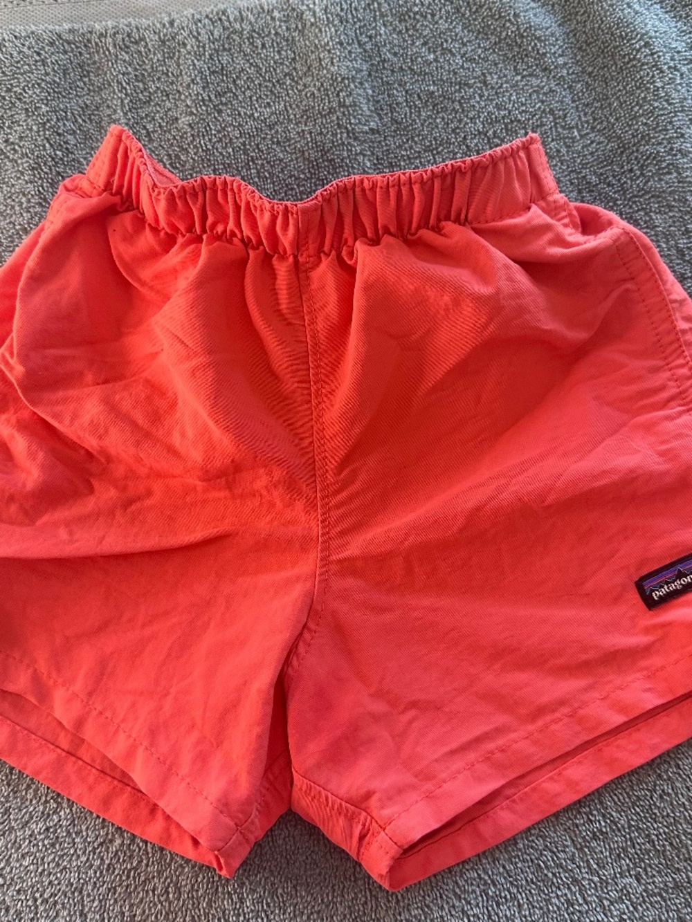 Patagonia Baby Baggies Swim Trunks 12M Orange Shorts Toddler